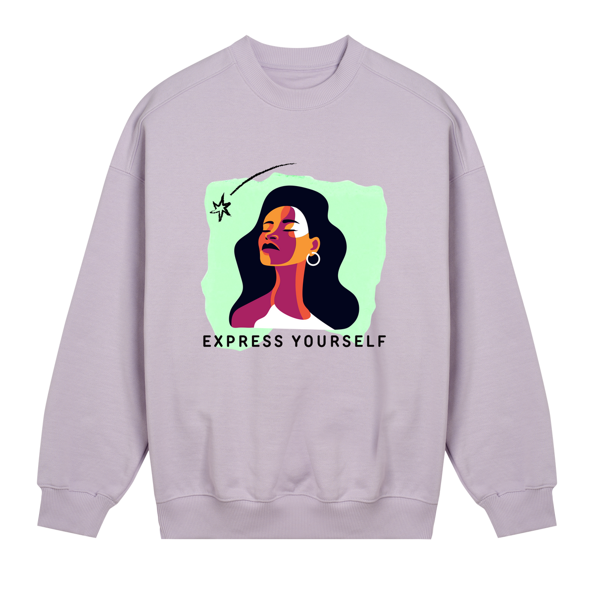 Whimsical Beauty - Bold Sweatshirt - Lavender women - Sweatshirts