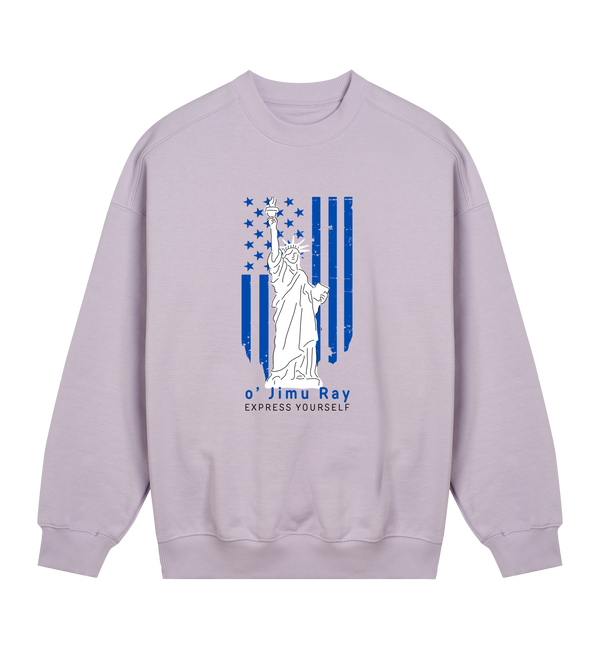 Patriot Spirit Women's Sweatshirt - o' Jimu Ray 4th July Special - Lavender women - Sweatshirts