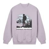 Journey in Style - Women's Oversized Sweatshirt - Lavender women - Sweatshirts