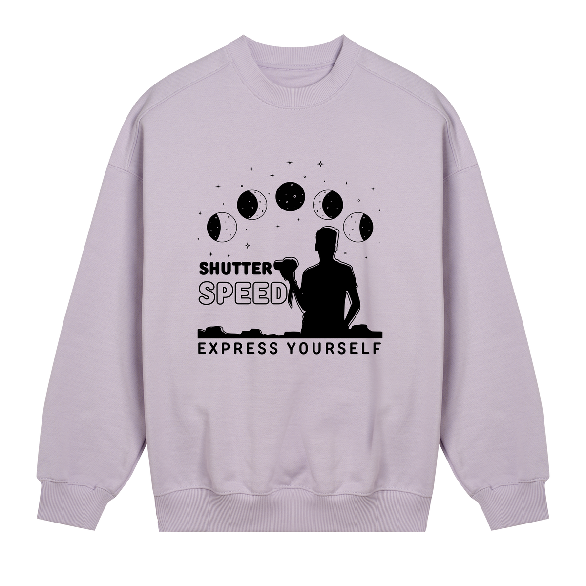 Moonlit Serenity - Express Yourself - Lavender women - Sweatshirts