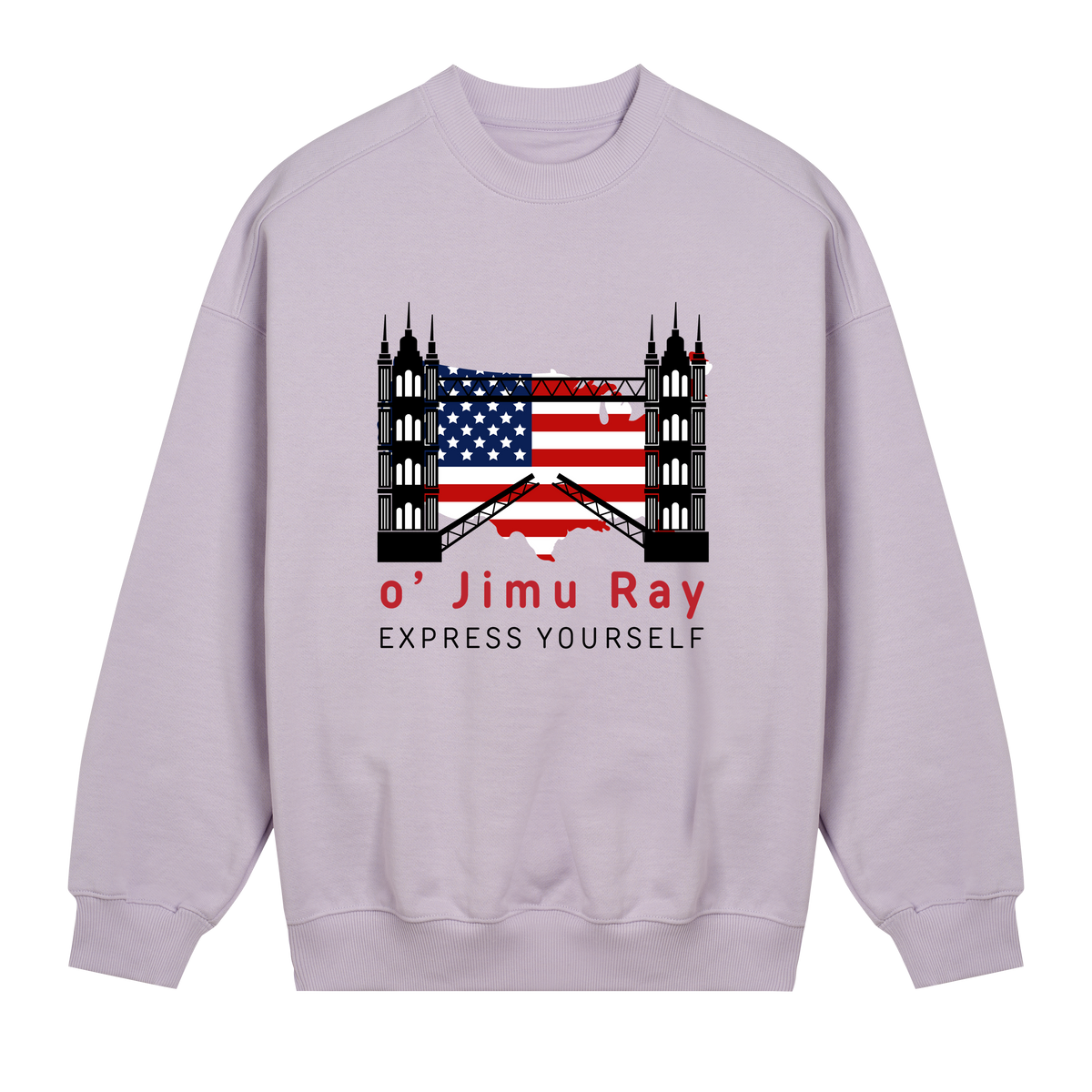 Stars & Stripes Bold 4th July Sweatshirt - Lavender women - Sweatshirts