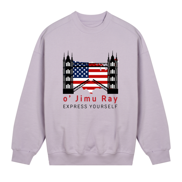 Stars & Stripes Bold 4th July Sweatshirt - Lavender women - Sweatshirts