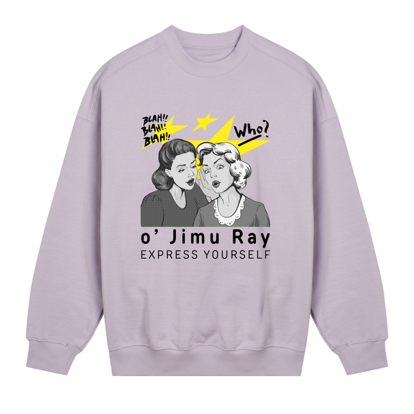 Gossip Glam Oversized Sweatshirt - Lavender women - Sweatshirts