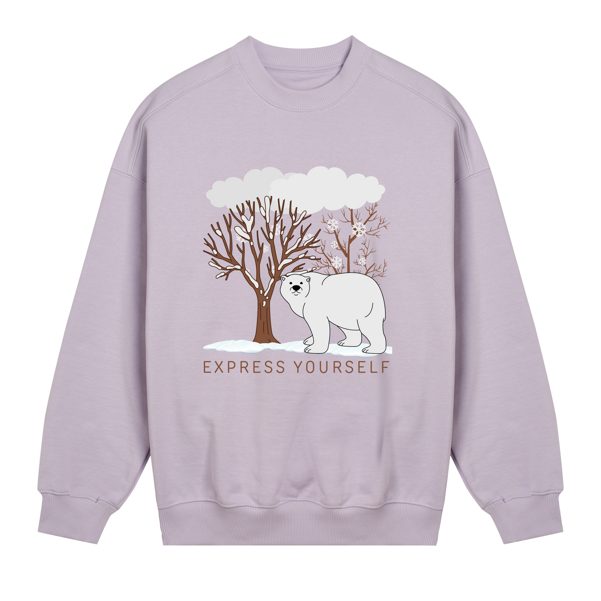 Winter Wilderness Sweatshirt - Lavender women - Sweatshirts