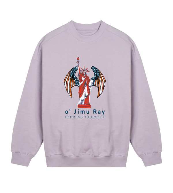 Wings of Liberty - o' Jimu Ray 4th July Special - Lavender women - Sweatshirts