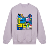 Vintage Pop Culture Sweatshirt - Lavender women - Sweatshirts