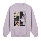 Retro Daisy Delight Sweatshirt - Lavender women - Sweatshirts