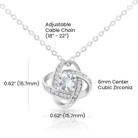 Dazzling Love Eternity Necklace - - Necklaces