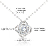 Dazzling Love Eternity Necklace - - Necklaces