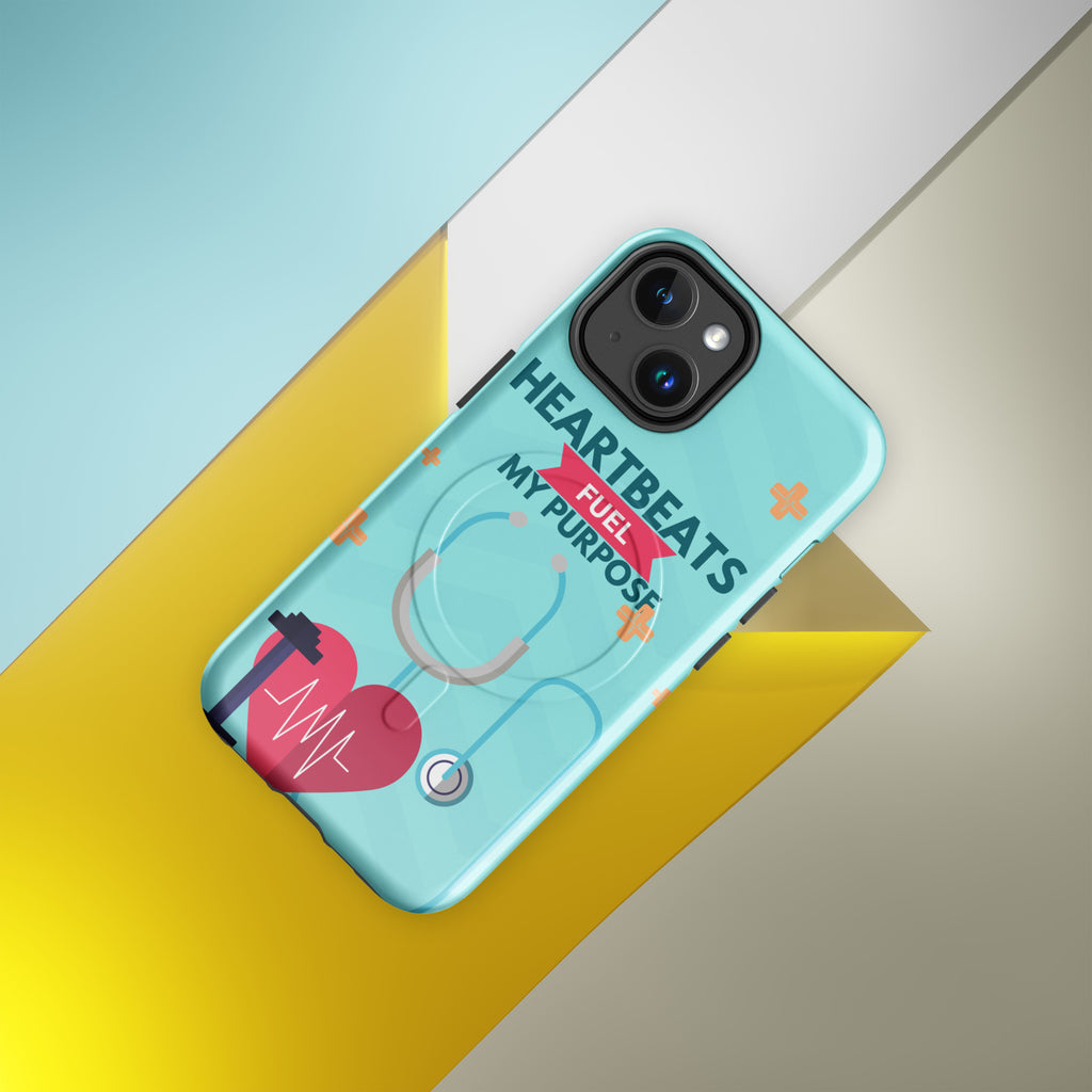 Fuelled by Heartbeats: The Perfect Doctor’s Phone Case - iPhone 14 - Phone Case