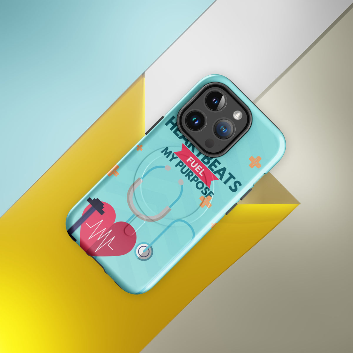 Heartbeat Drive – Gift Case for Doctors - iPhone 14 Pro - Phone Case