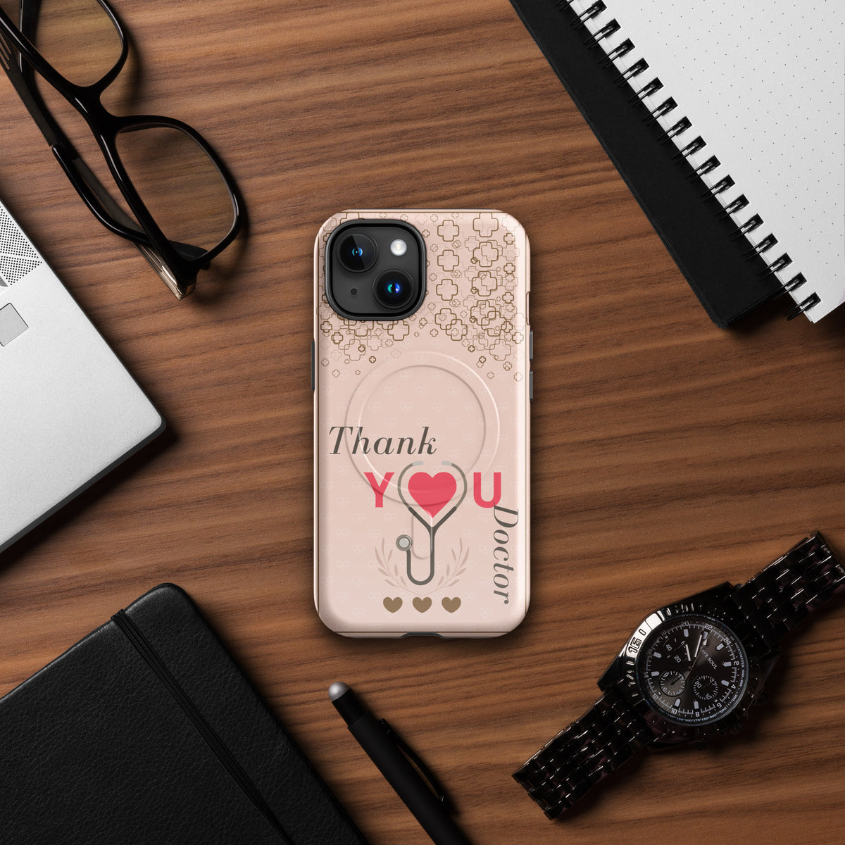 Thank You, Doctor – A Tribute to Healthcare Heroes - iPhone 15 - Phone Case