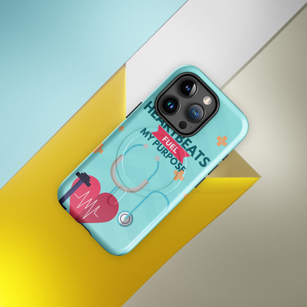 Heartbeat Drive – Gift Case for Doctors - iPhone 15 Pro - Phone Case