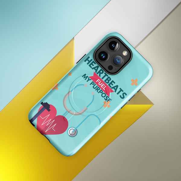 Heartbeat Drive – Gift Case for Doctors - iPhone 15 Pro Max - Phone Case