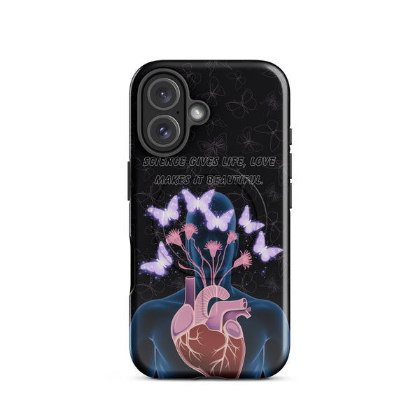 Science Meets Heart – Medical Tough Case - iPhone 16 - Phone Case