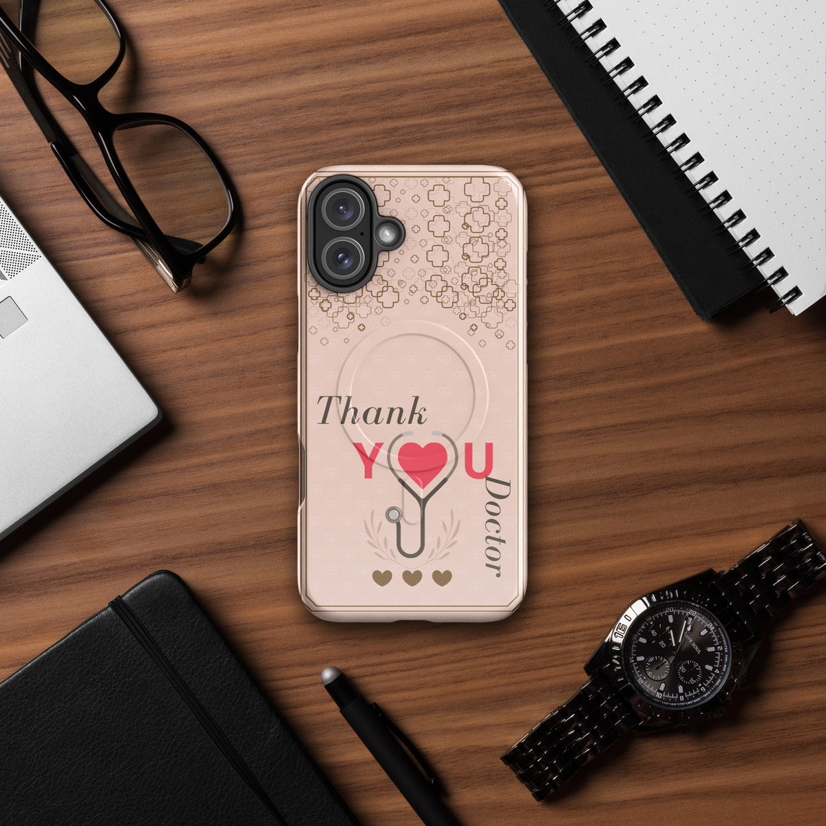 Thank You, Doctor – A Tribute to Healthcare Heroes - iPhone 16 Plus - Phone Case