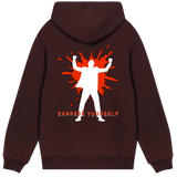 Iconic Expression - Bold Style Hoodie - Maroon men - Hoodies