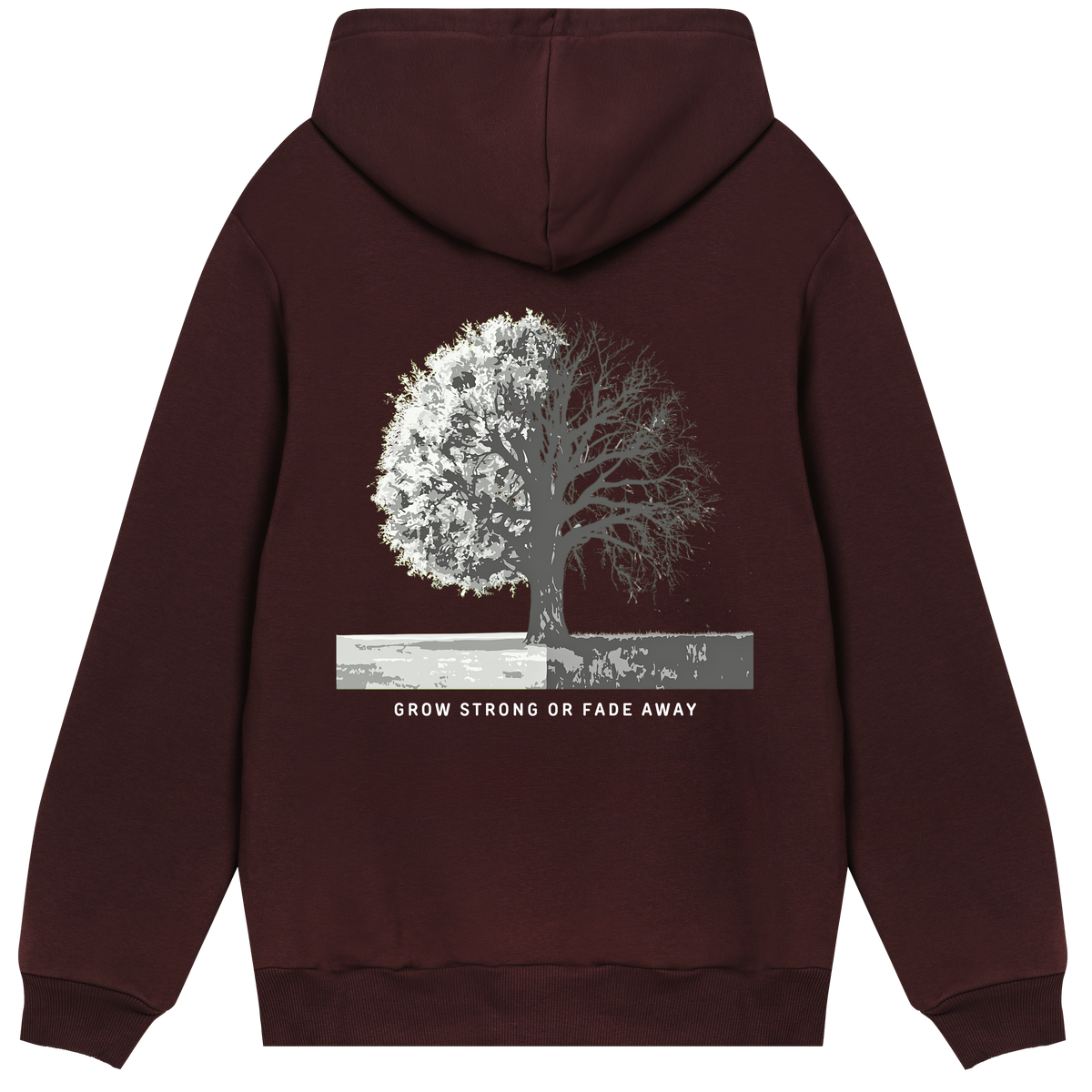 Strong Roots - Express Yourself Hoodie - Maroon men - Hoodies