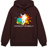 Artistic Expression - The Express Yourself Hoodie - Maroon men - Hoodies