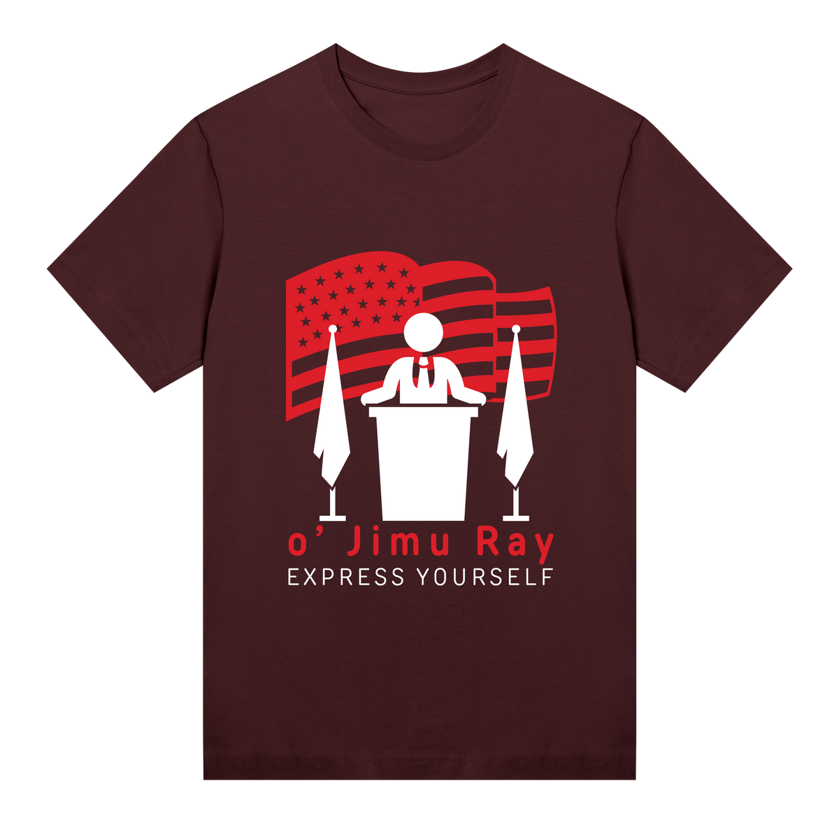 American Pride - o' Jimu Ray 4th July Special - Maroon women - T-shirts