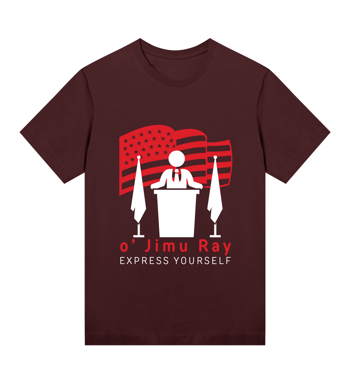 American Pride - o' Jimu Ray 4th July Women's T-Shirt - Maroon women - T-shirts