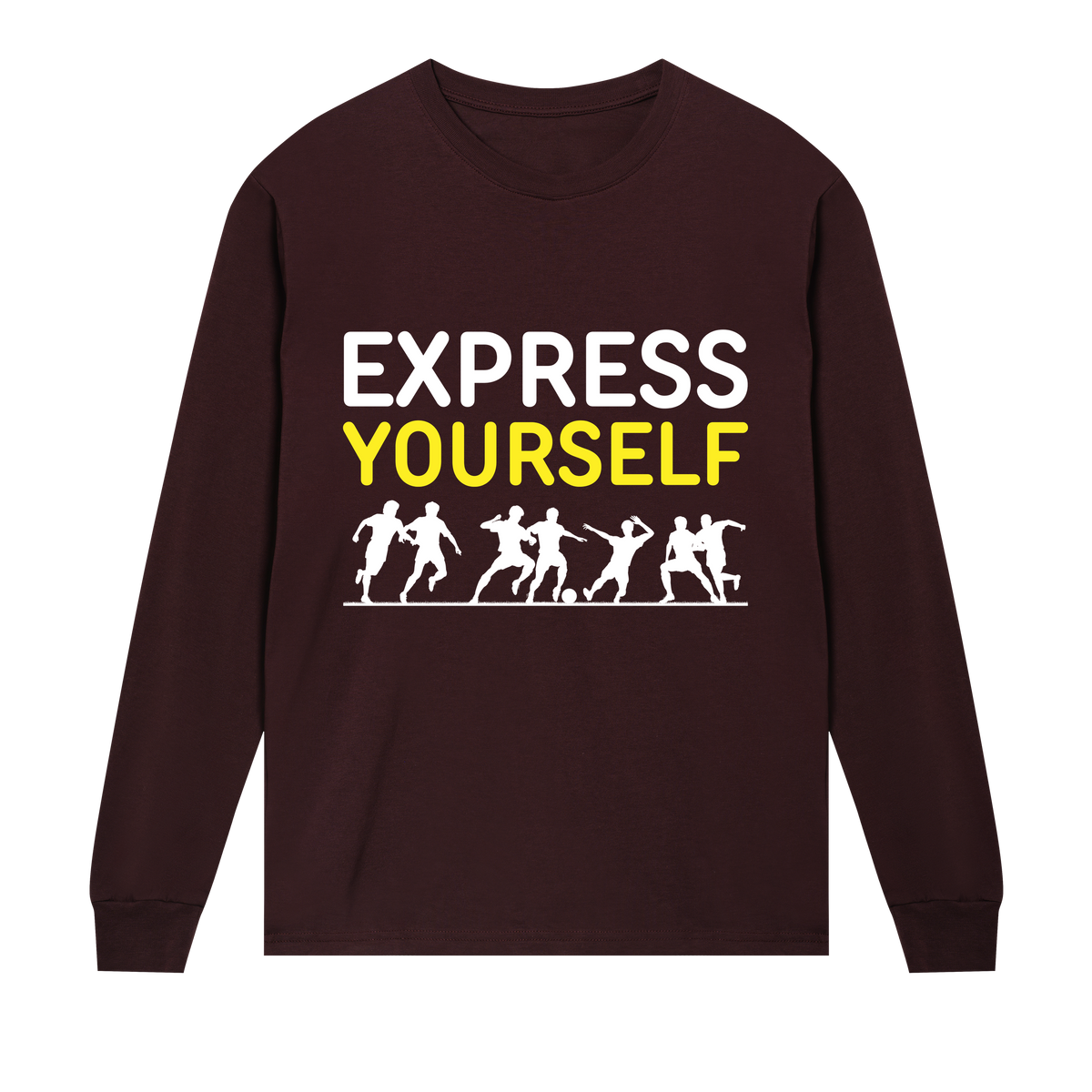 Redefine Fashion - Express Yourself in Style - Maroon men - Long Sleeve T-shirts