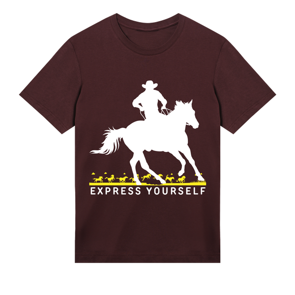 Ride with the Wild Spirit - Maroon men - T-shirts