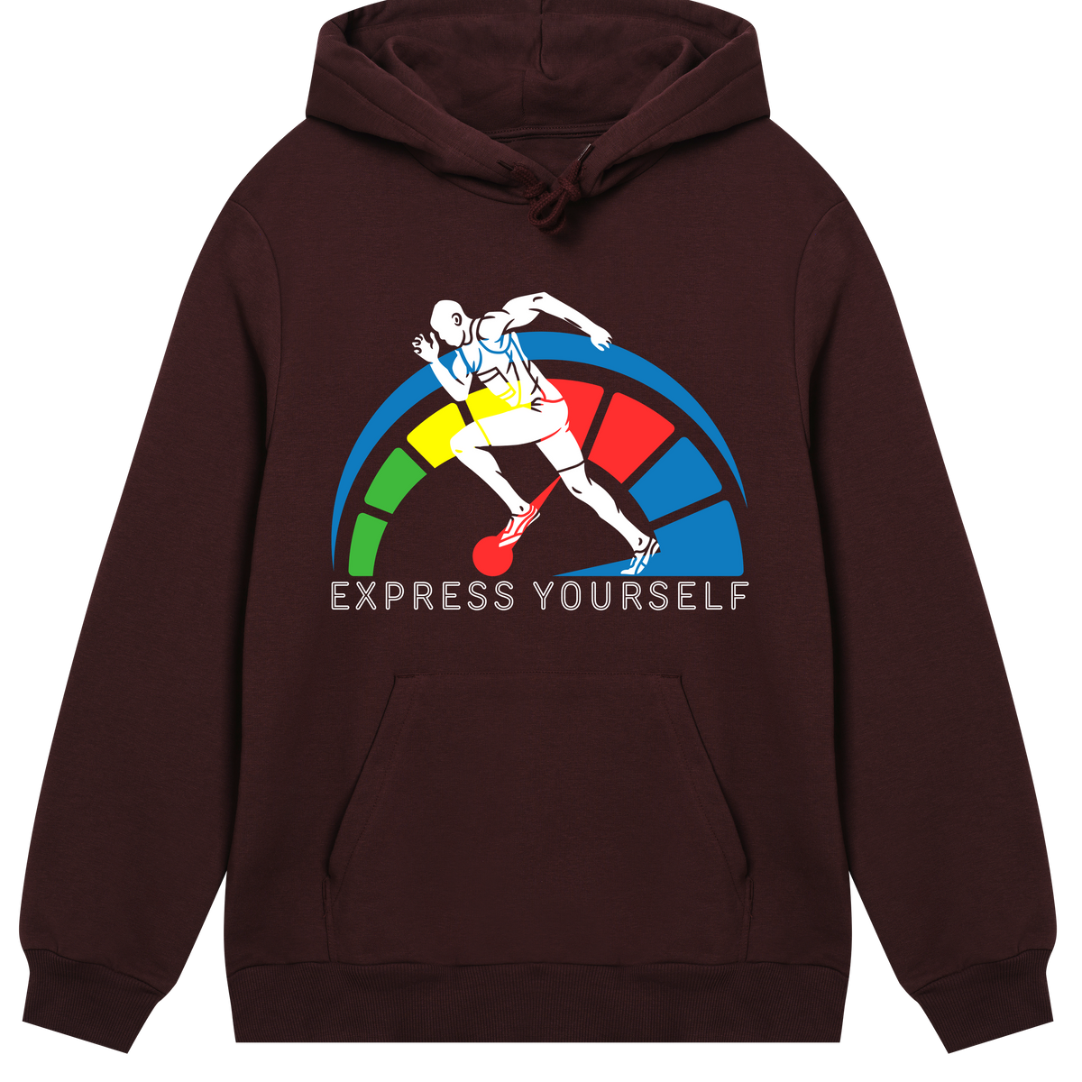 Bold Expressions: - Men’s Hoodie - Maroon men - Hoodies