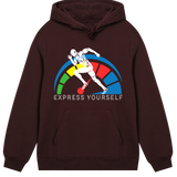 Bold Expressions: - Men’s Hoodie - Maroon men - Hoodies