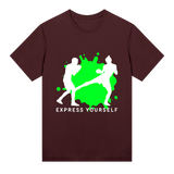 Kick into Style - Bold Design - Maroon women - T-shirts