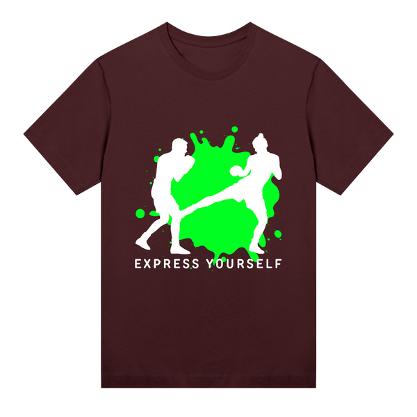 Kick into Style - Bold Design - Maroon women - T-shirts