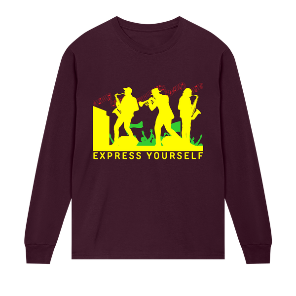 Rhythm and Style Long Sleeve - Maroon men - Long Sleeve T-shirts