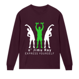 Empowerment Through Fitness Tee - Maroon men - Long Sleeve T-shirts