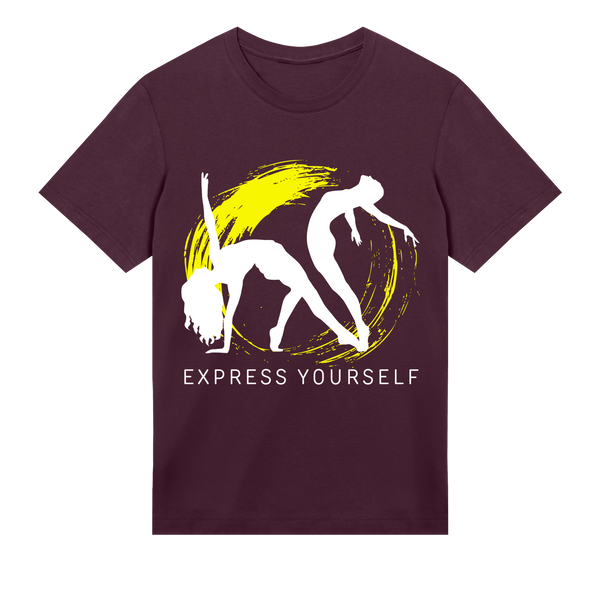 Dynamic Dance - Express Yourself - Maroon men - T-shirts