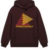 Bold Stripes - The Express Yourself Hoodie - Maroon men - Hoodies