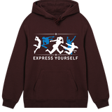 Active Vibes - Bold and Free - Maroon men - Hoodies