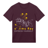 Monumental Flight - o' Jimu Ray 4th July Special - Maroon men - T-shirts