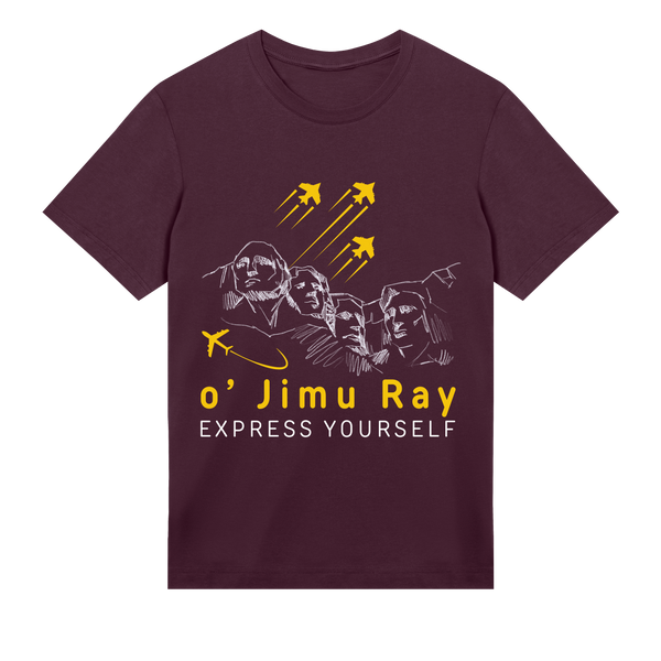 Monumental Flight - o' Jimu Ray 4th July Special - Maroon men - T-shirts