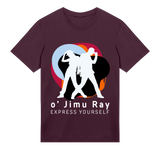 Rhythmic Duo Tee - Maroon men - T-shirts