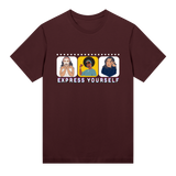 Empowered Trio - Express Yourself Tee - Maroon women - T-shirts