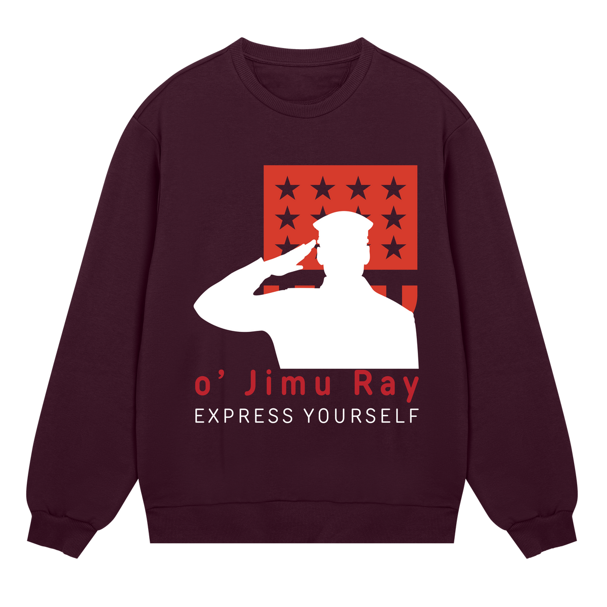 Bold Statements - Men’s 4th July Sweatshirt - Maroon men - Sweatshirts