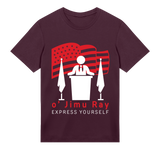 Iconic American Vibes - o' Jimu Ray 4th July Special - Maroon men - T-shirts