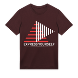 Stripes of Self-Expression - Maroon men - T-shirts