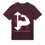 Muscle Master - Stylish Strength - Maroon men - T-shirts