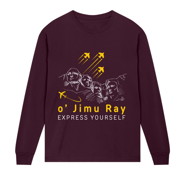 Sky High Spirit - o' Jimu Ray 4th July Special - Maroon men - Long Sleeve T-shirts