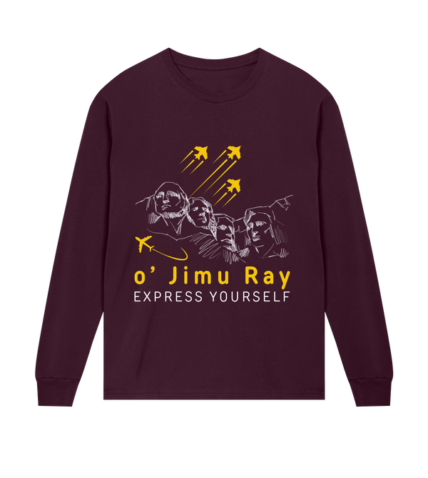 Sky High Spirit - o' Jimu Ray 4th July Special - Maroon men - Long Sleeve T-shirts