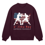 Fight and Freedom - o' Jimu Ray 4th July Sweatshirt - Maroon men - Sweatshirts