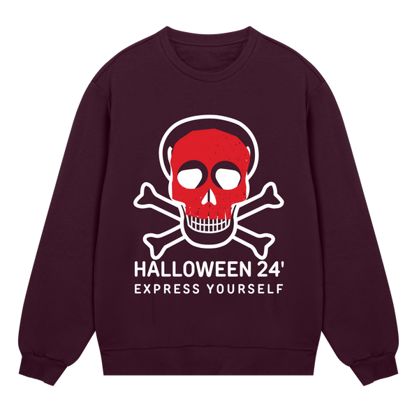 Skull Vibe - Express Yourself - Maroon men - Sweatshirts