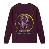 Circle of Self - Express Yourself - Maroon men - Long Sleeve T-shirts