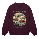 Vintage Vibes - Classic Car Sweatshirt - Maroon men - Sweatshirts